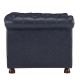 Wood Secrets Leatherette Single Seater Sofa