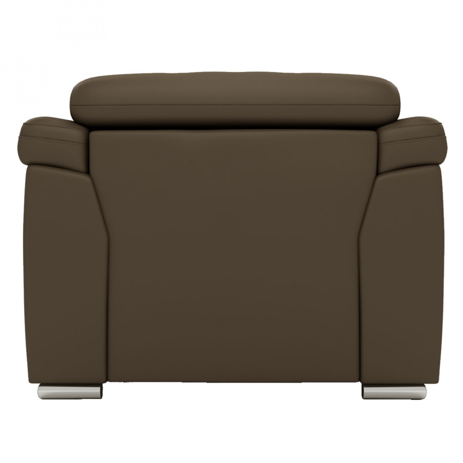 Wood Secrets Luxury Leatherette Single Seater Sofa
